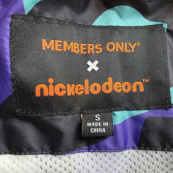 Members Only X Size Small Nickelodeon Windbreaker - Picture 3 of 8